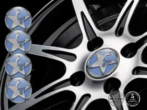 Aufkleber auf Felgen Individuelle Dome Autos